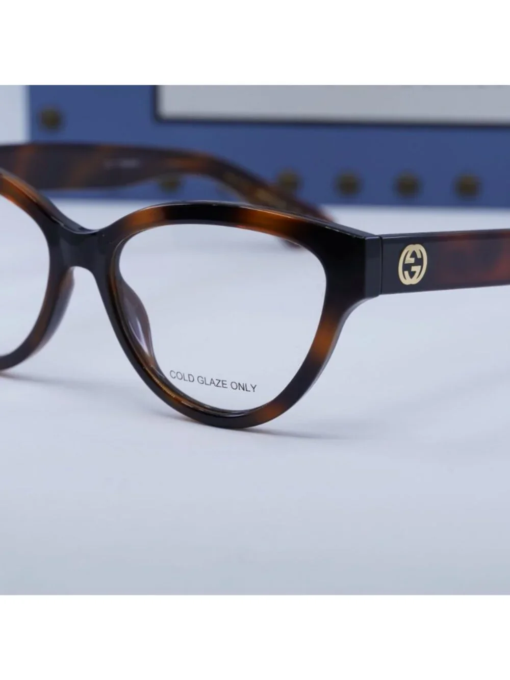 Gucci GG1581O 002 Cat Eye Eyeglasses 55mm - Havana
